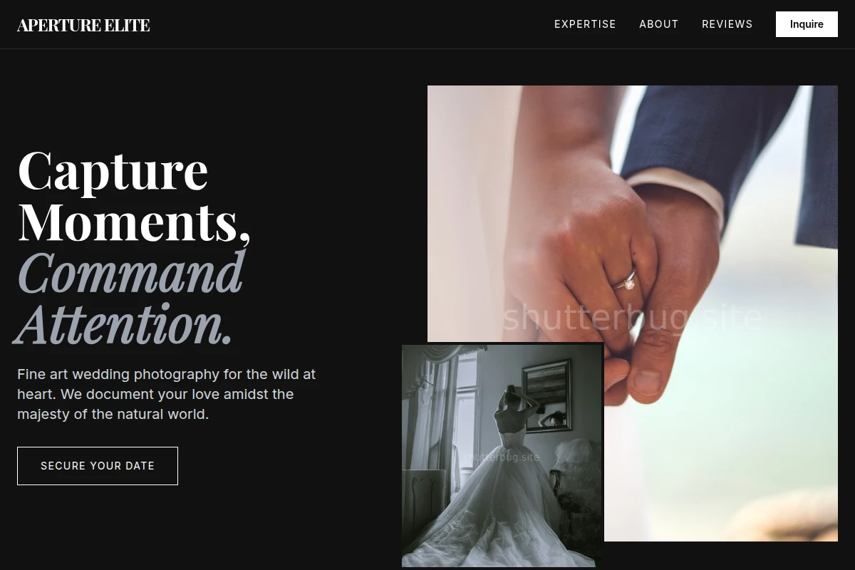Wildlife Wedding Photography